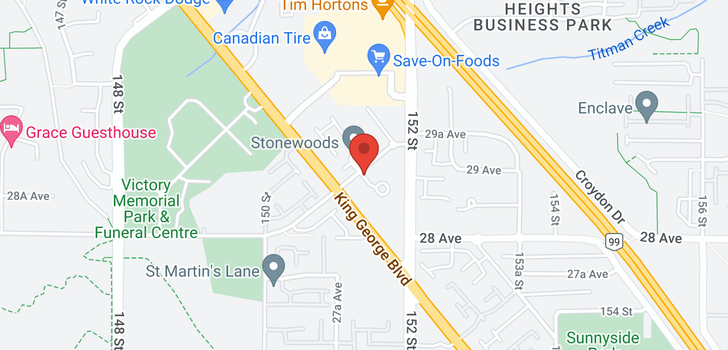 map of 406 15150 29A AVENUE